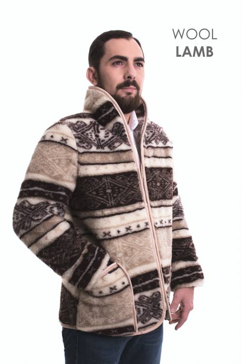 Куртка мужская из овечьей шерсти - Распродажа